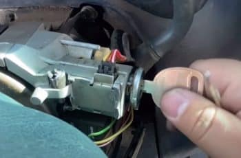 how to remove ignition lock cylinder chevy without key
